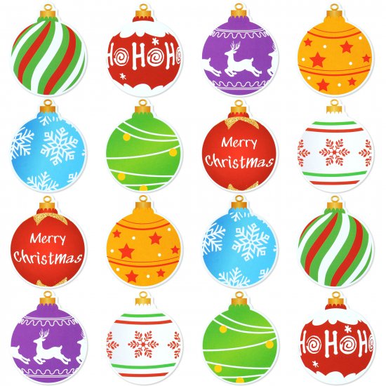 Acerich Christmas Stickers for Kids Holiday Stickers, 600Pcs Bells Christmas Stickers for Envelopes Cards Gifts Crafts Party Supply Classroom Scrapbooking Decoration - Click Image to Close